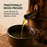 100% Pure Wood Cold Pressed Groundnut Oil (Peanut Oil) – Traditional Chekku Extracted | Chemical-Free | 1 Litre