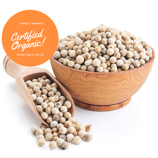 Certified Organic White Pepper 250G